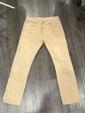 Levi's 501 Light Tan Jeans